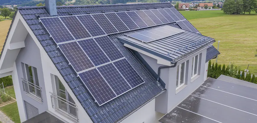 Residential Solar Roof Installation in Wheaton