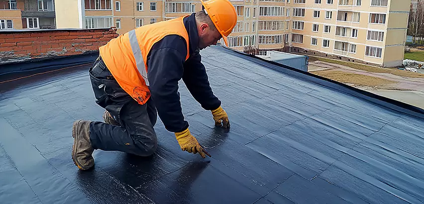 Residential TPO Roof Repair in Wheaton